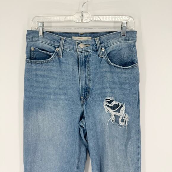 Levi's Women's '94 Baggy Destructed Distressed Classic Jeans Medium Wash Size 27 - Picture 7 of 16